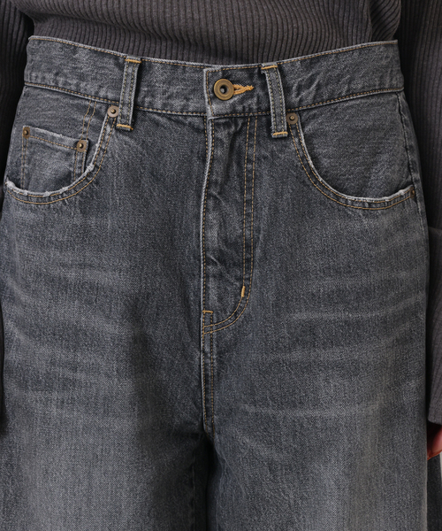 JOURNAL STANDARD LUXE（ジャーナルスタンダード　ラックス）の「13OZデニム スウィッチパンツ（BLK）（デニムパンツ・レディース・ブラック・SMALL/MEDIUM）」の2枚目の写真