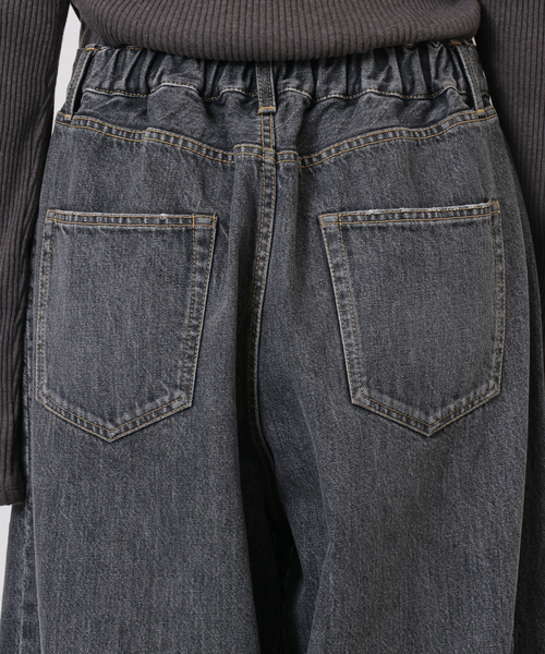JOURNAL STANDARD LUXE（ジャーナルスタンダード　ラックス）の「13OZデニム スウィッチパンツ（BLK）（デニムパンツ・レディース・ブラック・SMALL/MEDIUM）」の3枚目の写真