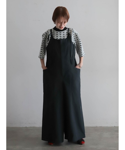 FIL DE FER(フィルデフェール)の「幾何学JQジャージー モックネックP/O(Tシャツ/カットソー・レディース・ホワイト/オリーブ・FREE)」の16枚目の写真