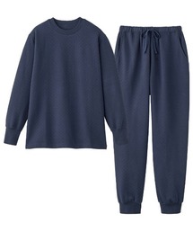 アセドロン（アセドロン）の「ファイヤーアセドロン パジャマ 長袖長パンツ 綿混 ダイヤキルト 汗冷えぞくぞく解消中（ルームウェア/パジャマ）」