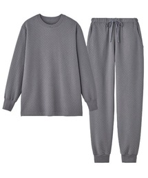 アセドロン（アセドロン）の「ファイヤーアセドロン パジャマ 長袖長パンツ 綿混 ダイヤキルト 汗冷えぞくぞく解消中（ルームウェア/パジャマ）」