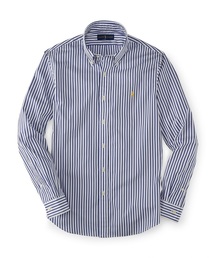 POLO RALPH LAUREN | スリムフィット ストライプド ポプリン シャツ(シャツ/ブラウス)