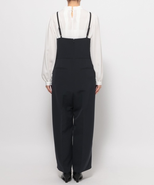 LEPSIM（レプシィム）の「【入卒式／セレモニー】Wクロスキャミサロペット　598348（サロペット/オーバーオール・レディース・ブラック/ネイビー・FREE）」の5枚目の写真