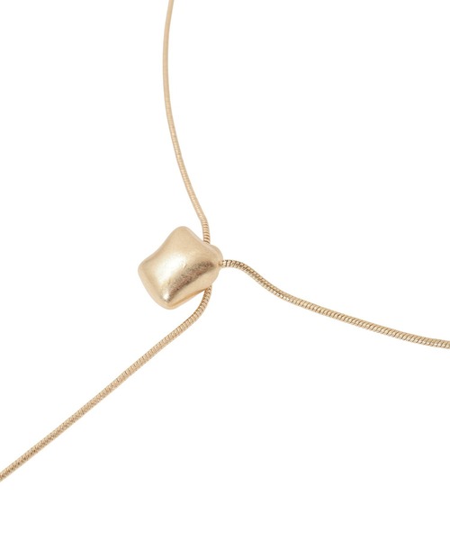 Green　Parks（グリーンパークス）の「every walk.スライドタイネックレス（ネックレス・レディース・シルバー/ゴールド・FREE）」の3枚目の写真