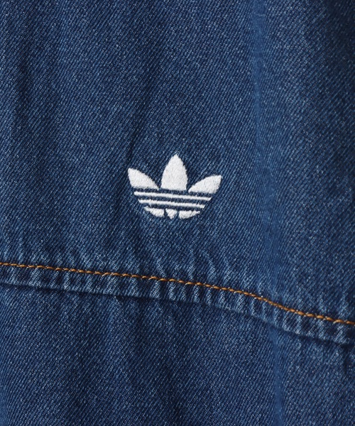 adidas(アディダス)の「adidas FIREBIRD ADILENIUM TRACK TOP DENIM / アディダス ファイヤーバード アディレニウム トラック トップ デニム(その他アウター・レディース・ライトブルー・L/M/S)」の5枚目の写真