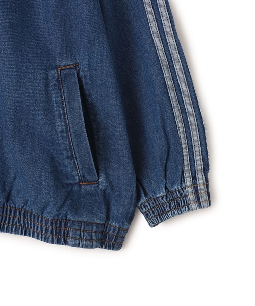 adidas(アディダス)の「adidas FIREBIRD ADILENIUM TRACK TOP DENIM / アディダス ファイヤーバード アディレニウム トラック トップ デニム(その他アウター・レディース・ライトブルー・L/M/S)」の7枚目の写真