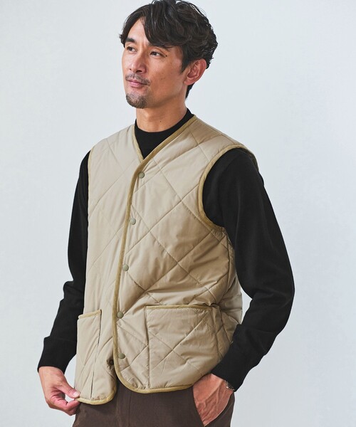 green label relaxing（グリーンレーベルリラクシング）の「【WEB限定】JUST fit 3WAY ステンカラーコート -はっ水-（ステンカラーコート・メンズ・ネイビー/ロイヤルブルー/ベージュ・S/M/L/XL）」の13枚目の写真