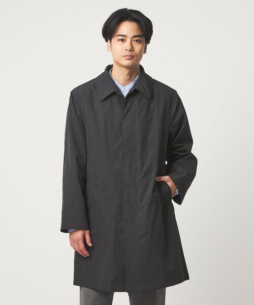 green label relaxing（グリーンレーベルリラクシング）の「【WEB限定】JUST fit 3WAY ステンカラーコート -はっ水-（ステンカラーコート・メンズ・ネイビー/ロイヤルブルー/ベージュ・S/M/L/XL）」の19枚目の写真