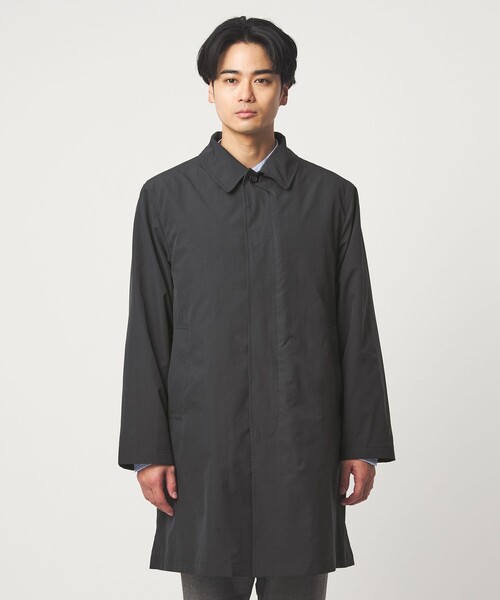 green label relaxing（グリーンレーベルリラクシング）の「【WEB限定】JUST fit 3WAY ステンカラーコート -はっ水-（ステンカラーコート・メンズ・ネイビー/ロイヤルブルー/ベージュ・S/M/L/XL）」の4枚目の写真
