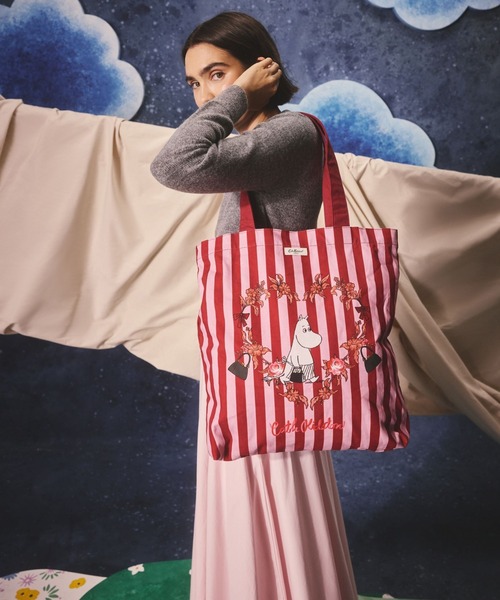 Cath Kidston(キャスキッドソン)の「ムーミン パーフェクト ショッパー Moominmamma Stripe(トートバッグ・レディース・その他・FREE)」の5枚目の写真