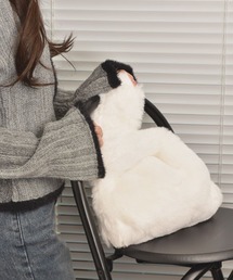 VIBGYOR Women | 【float】カラバリ もこもこ フェイクファー トートバッグ【18色展開】(トートバッグ)