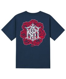 KTN0154 チカーノローズ半袖Tシャツ - ネイビー