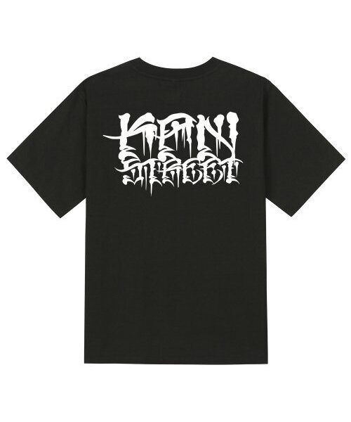 KAN6312(カン6312)の「KTB0183 ダークレタリング 半袖Tシャツ ブラック(Tシャツ/カットソー・メンズ・その他・LARGE/MEDIUM/SMALL/X-LARGE)」の1枚目の写真