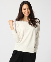 GLOBAL WORK | ネックビジューウラケプルオーバー2/708300(Tシャツ/カットソー)