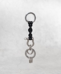SENTI（センティ）の「SENTI SPIRAL BRAIDING LEATHER KEYCHAIN / スパイラル ブレーディング レザーキーチェーン（キーホルダー）」