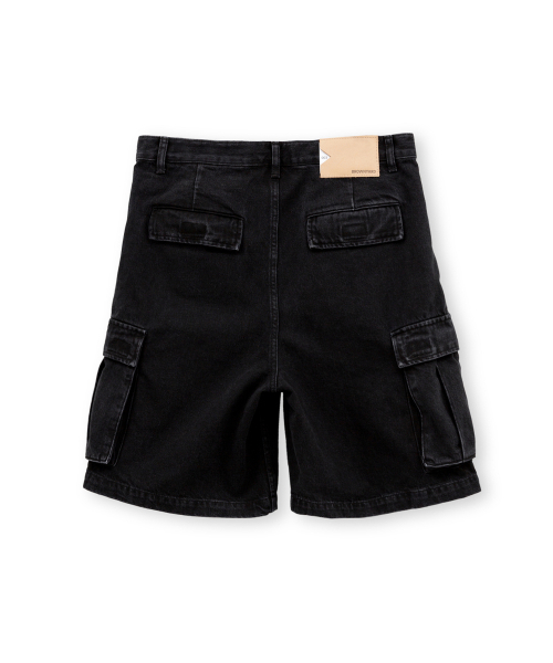 BROWNYARD(ブラウンヤード)の「ミリタリーデニムショーツ、ブラック(その他パンツ・メンズ・その他・3/4/5)」の2枚目の写真