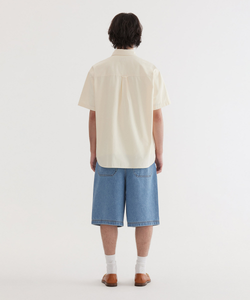 COVERNAT(カバーナット)の「Cロゴピグメントオックスフォードハーフシャツレモン(シャツ/ブラウス・レディース・その他・X-SMALL/SMALL/MEDIUM/LARGE/X-LARGE/XX-LARGE)」の9枚目の写真