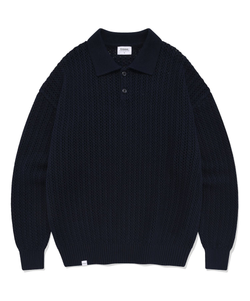 COVERNAT(カバーナット)の「アセンティッククロシェカラー ニット ネイビー(ニット/セーター・レディース・その他・MEDIUM/LARGE/X-LARGE/SMALL)」の1枚目の写真