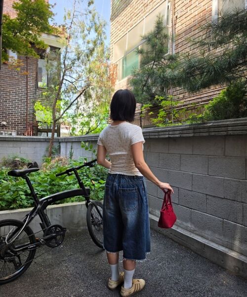 UNKNOWN PLANET（アンノウンプラネット）の「コーデュロイカーゴバミューダパンツベージュ（その他パンツ・レディース・その他・MEDIUM/LARGE/SMALL）」の10枚目の写真