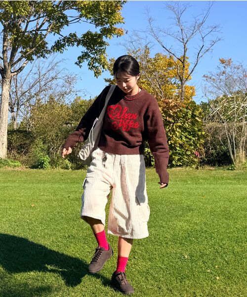 UNKNOWN PLANET（アンノウンプラネット）の「コーデュロイカーゴバミューダパンツベージュ（その他パンツ・レディース・その他・MEDIUM/LARGE/SMALL）」の11枚目の写真