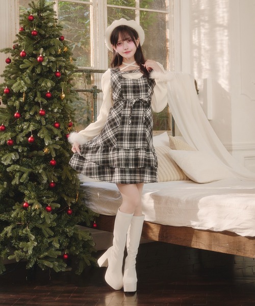 Pal elfy 裾ティアードキャミワンピース Pal elfy（パルエルフィー）の「裾ティアードキャミワンピース