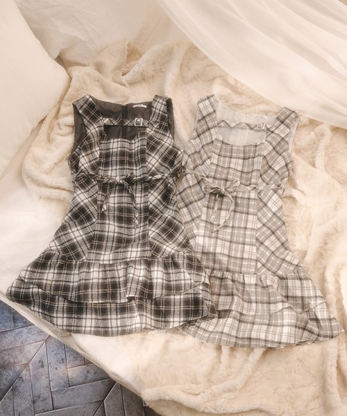 Pal elfy（パルエルフィー）の「裾ティアードキャミワンピース