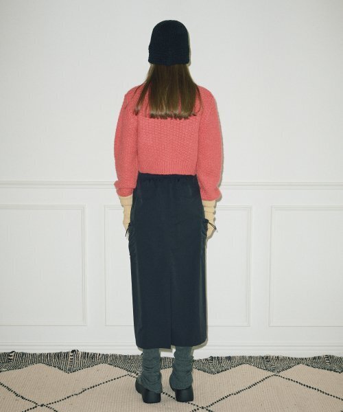 ETMON(エトモン)の「Tweed Pocket Knit Cardigan Coral Pink(カーディガン/ボレロ・レディース・その他・FREE)」の6枚目の写真