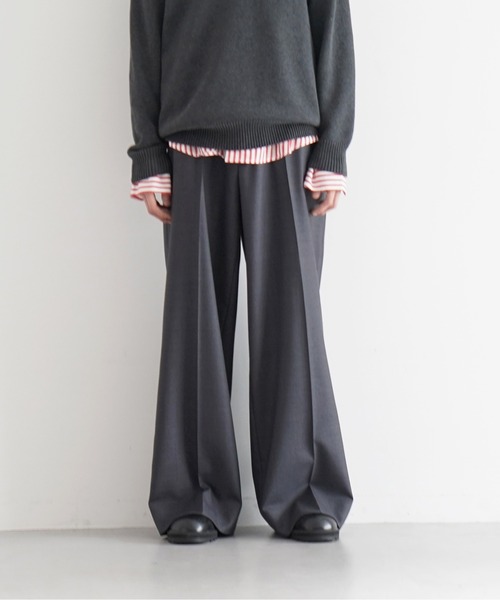 NEONSIGN(ネオンサイン)の「【Pre order】【EXCLUSIVE】NEONSIGN Anatomic straight slacks(スラックス・メンズ・ブラック/チャコールグレー・46/48/44)」の2枚目の写真