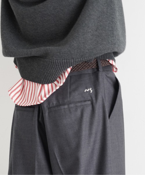 Pre order】【EXCLUSIVE】NEONSIGN Anatomic straight slacks