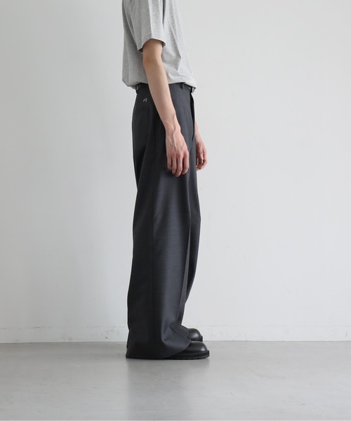 NEONSIGN（ネオンサイン）の「【EXCLUSIVE】NEONSIGN Anatomic straight slacks（スラックス・メンズ・ブラック/チャコールグレー・46/48/44）」の21枚目の写真