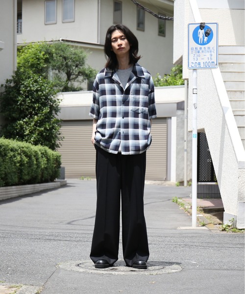 EXCLUSIVE】NEONSIGN Anatomic straight slacks（スラックス