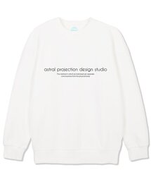 エイピー デザイン スタジオ ルーズフィット スウェット_ホワイト