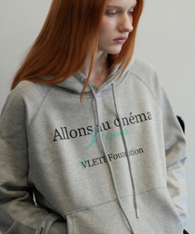 VLETI（ブレッティ）の「Oversized Printing Logo Hoodie (Gray)（パーカー）」