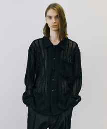 ENDOOR（エンドア）の「Crochet shirts (black)（シャツ/ブラウス）」