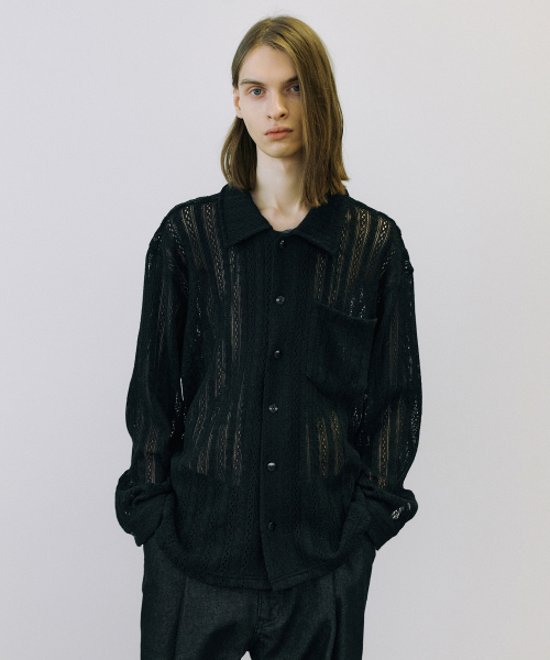 Crochet shirts (black)