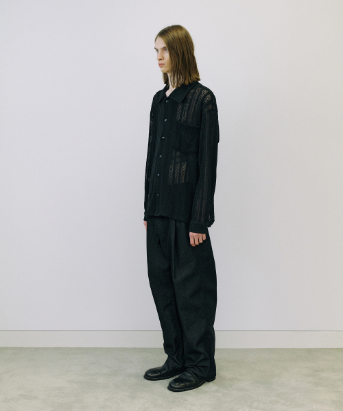 ENDOOR(エンドア)の「Crochet shirts (black)(シャツ/ブラウス・メンズ・その他・1/2)」の6枚目の写真