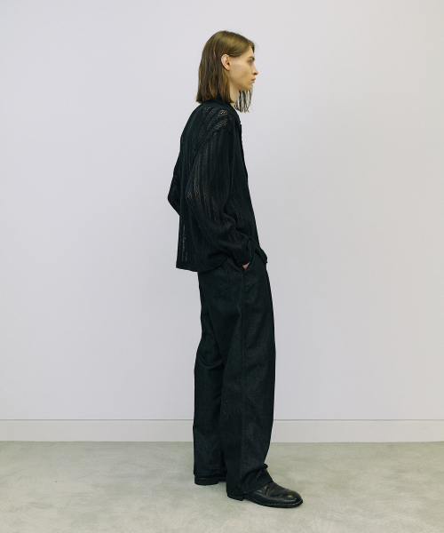 ENDOOR(エンドア)の「Crochet shirts (black)(シャツ/ブラウス・メンズ・その他・1/2)」の5枚目の写真