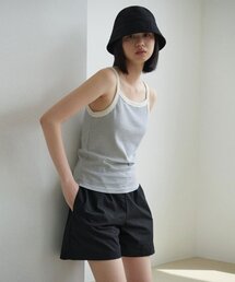 Stripe Rib Sleeveless (Ivory)