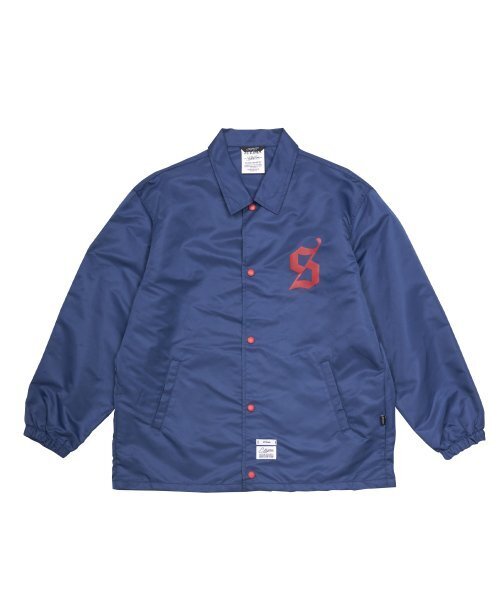 OLD LETTER OVERSIZED COACH JACKET BLUE 【公式通販】