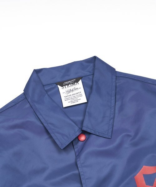 STIGMA(スティグマ)の「OLD LETTER OVERSIZED COACH JACKET BLUE(ナイロンジャケット・メンズ・その他・LARGE/MEDIUM/X-LARGE)」の3枚目の写真