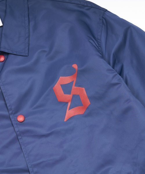 STIGMA(スティグマ)の「OLD LETTER OVERSIZED COACH JACKET BLUE(ナイロンジャケット・メンズ・その他・LARGE/MEDIUM/X-LARGE)」の4枚目の写真