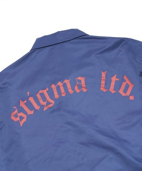 STIGMA(スティグマ)の「OLD LETTER OVERSIZED COACH JACKET BLUE(ナイロンジャケット・メンズ・その他・LARGE/MEDIUM/X-LARGE)」の7枚目の写真