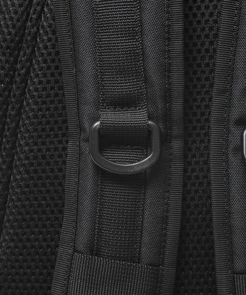 X-girl（エックスガール）の「MILLS LOGO RUBBER PATCH BUNGEE CORD BACKPACK（バックパック/リュック・レディース・ブラック/ベージュ・ONE SIZE）」の13枚目の写真