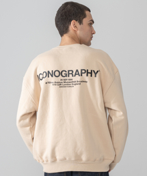 ICONOGRAPHY（アイコノグラフィー）の「900GヘビコットンボリュームプリントLONDONADDRESSDBE（スウェット）」