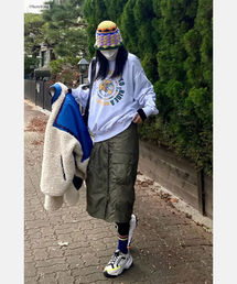 OVERGROW（オーバーグロウ）の「ダレラ ダレ セミオーバーフィット スウェット [ホワイトメランジ]（スウェット）」