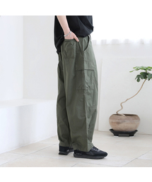 GCLIP（ジクリップ）の「バンディングピンタックフラップポケットワイドカーゴパンツ（その他パンツ）」