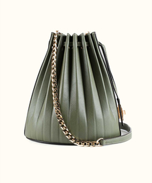 PLEATICA（プリティカ）の「Flaum Bucket Bag OliveGreen（メッセンジャーバッグ）」