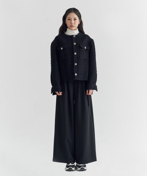 Tweed Jacket _ Black