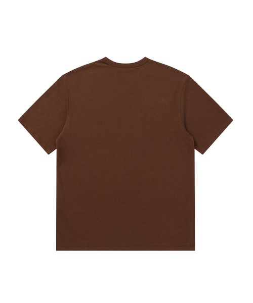 SOLEW(ソル)の「フラワーグラフィック半袖Tシャツ_ブラウン(Tシャツ/カットソー・メンズ・その他・SMALL/MEDIUM/LARGE/X-LARGE/X-SMALL)」の2枚目の写真