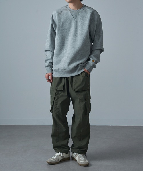 Carhartt WIP（カーハートダブリューアイピー）の「【Carhartt WIP】CHASE SWEATSHIRT I033660（スウェット・メンズ・オリーブ/グレー・M/L）」の8枚目の写真